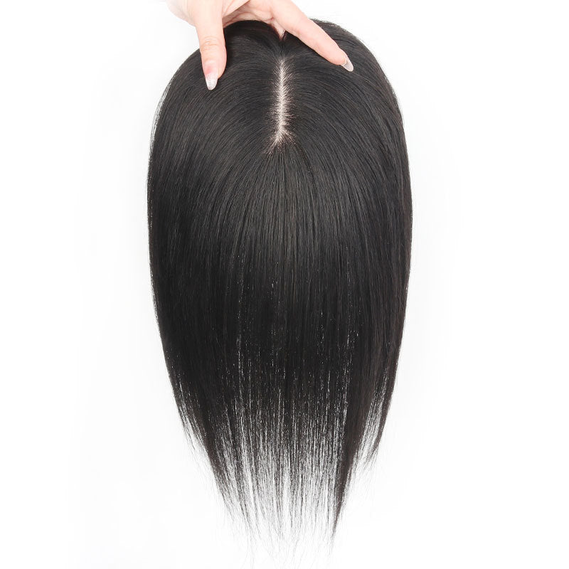 Human Hair Set One Piece Top Supplementing Wig