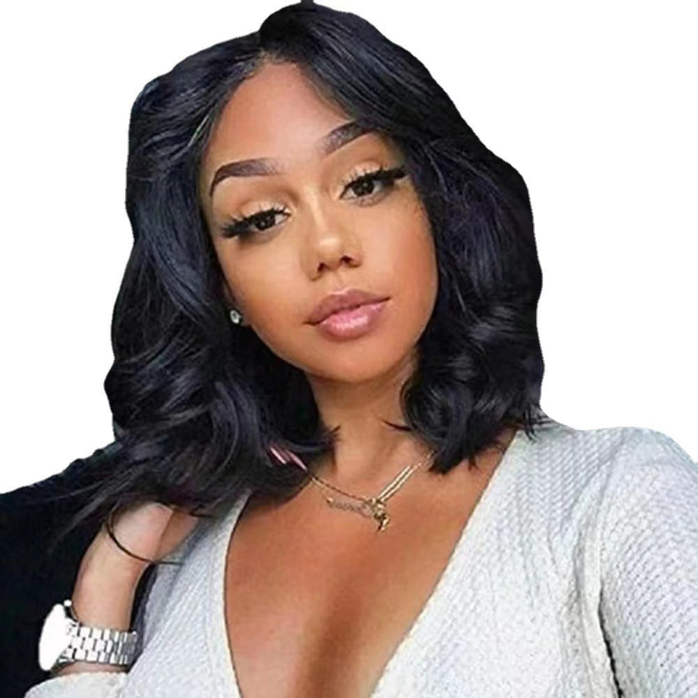 Women's Partial Short Curly Hair Chemical Fiber Mid-length Head Wig Long Curls