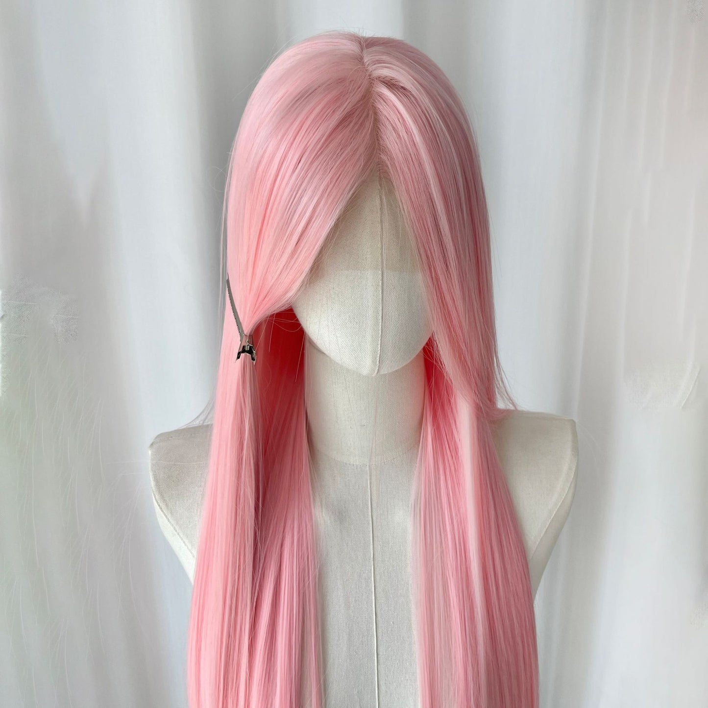 Head Cover Hand Crochet Embryo Forehead Lace Whole Female Natural Long Straight Wig