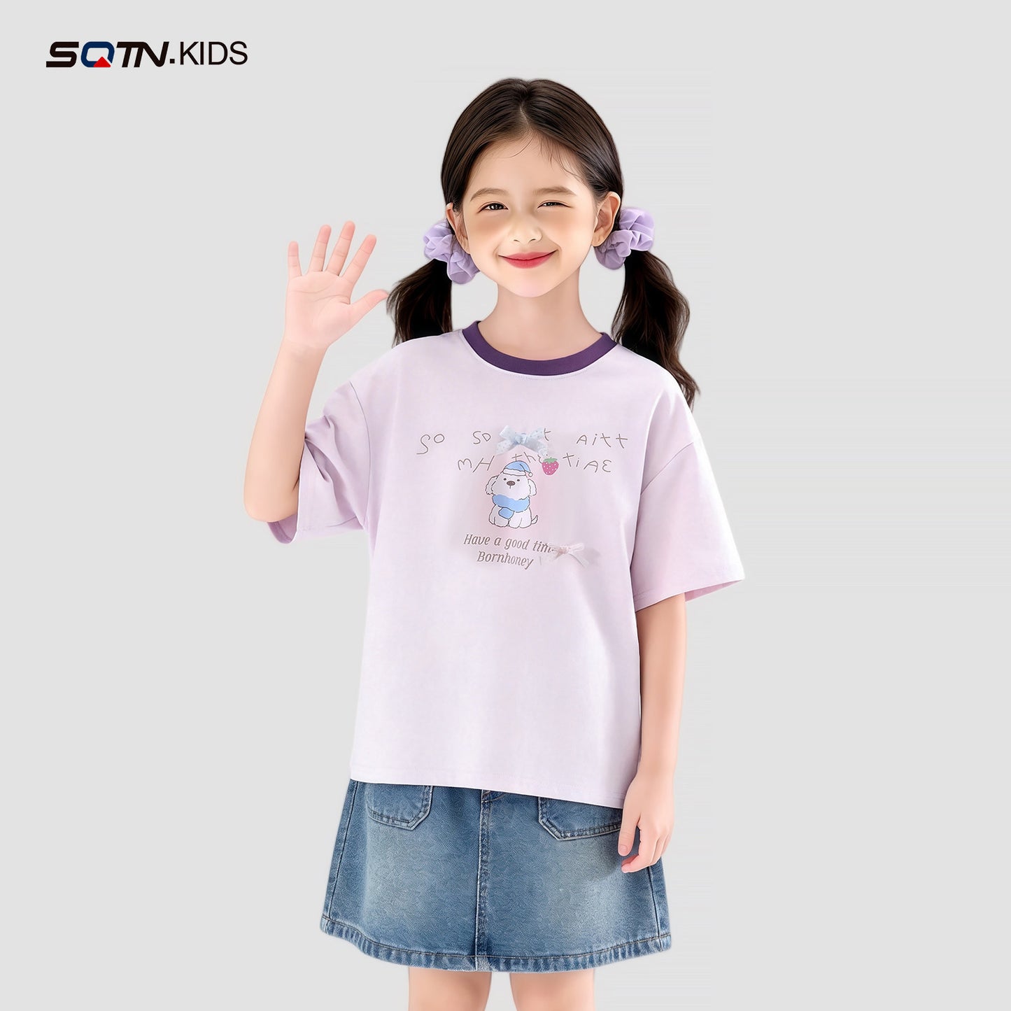 Children's Fashionable Clothing Casual Clothes Half Sleeve Children's T-shirt
