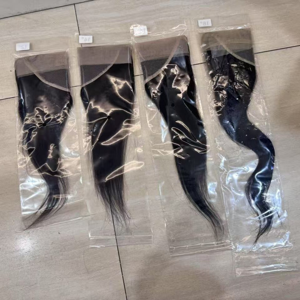 Stylish Unique Frontal Lace Handmade Human Real Hair Wig