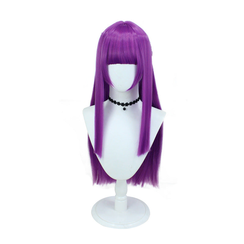 Fu Lillian Artificial Scalp Top Long Hair Fake Cos Wig