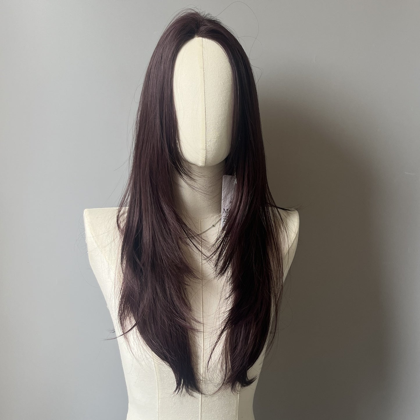 Lace Upgraded U-shaped High Skull Top Fluffy Female Long Straight Wig
