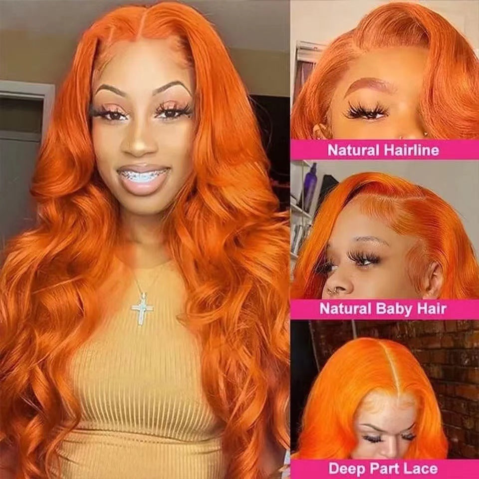 Women's Lace Fashion Wavy Curly Hair Chemical Wig Long Curls