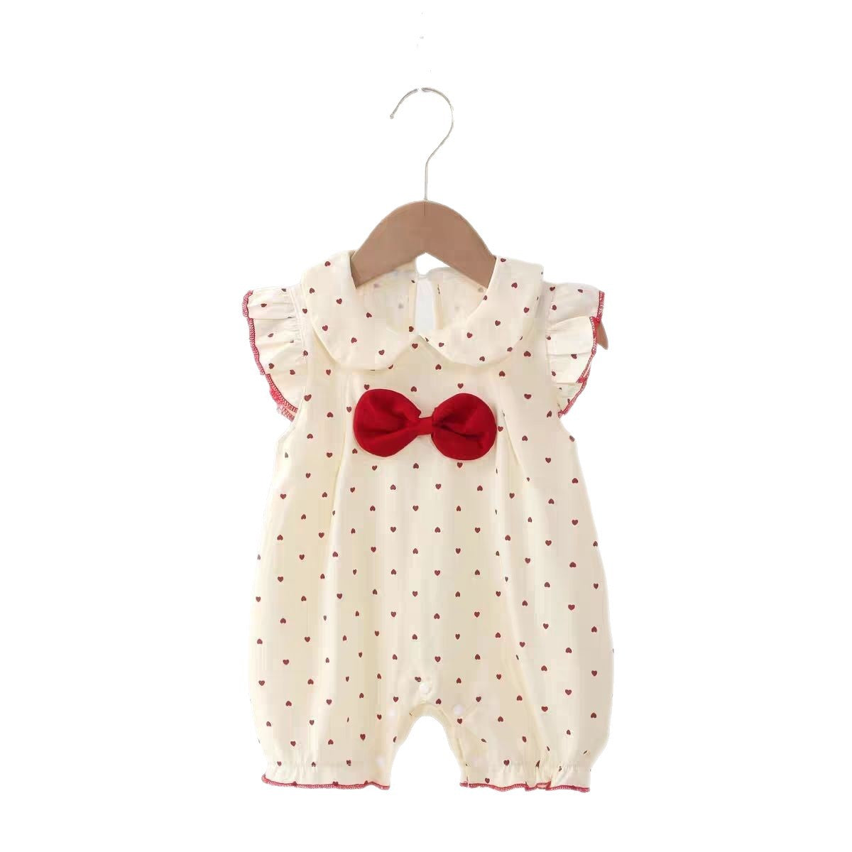Jumpsuit Summer Thin First Month Old Days Sweet Princess Jumpsuit, Climbing Suit
