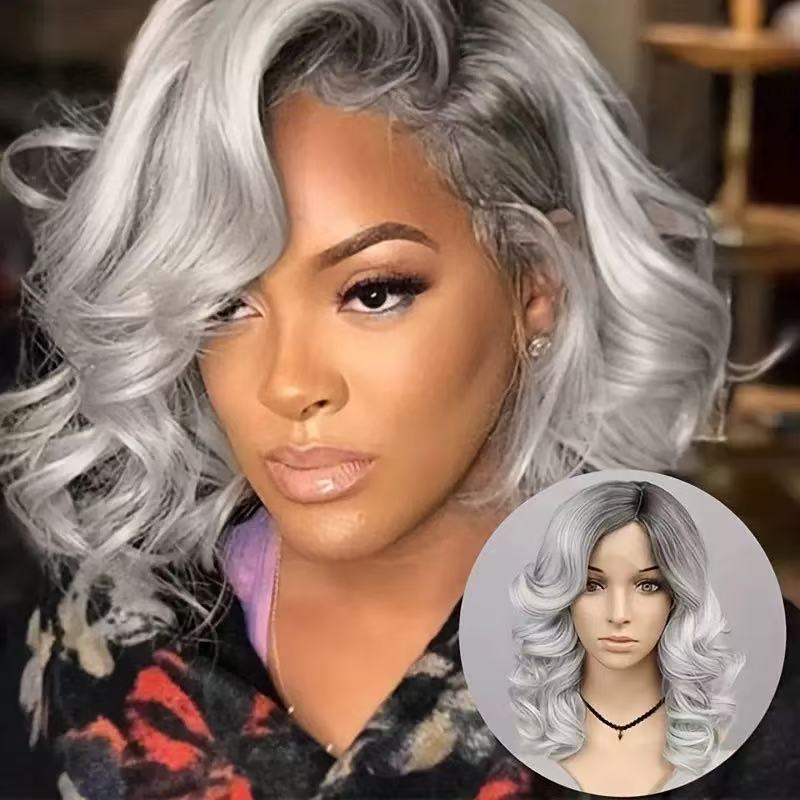 Head Half Waves Roll Set Brazilian Wig Short Curly Hair