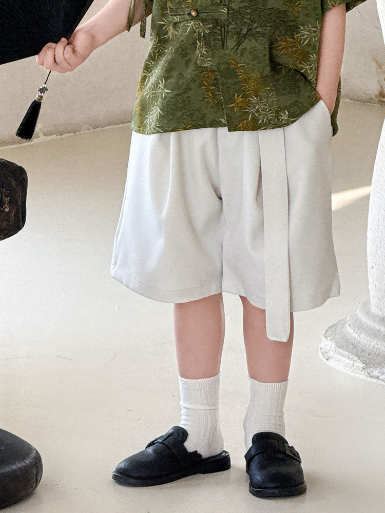 Children's Boys Chinese Short-sleeved National Style Performance Kindergarten Children's Shirt