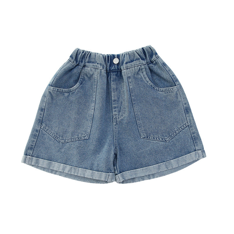 Children's Shorts Summer Western Style Leisure Middle Children's Pants