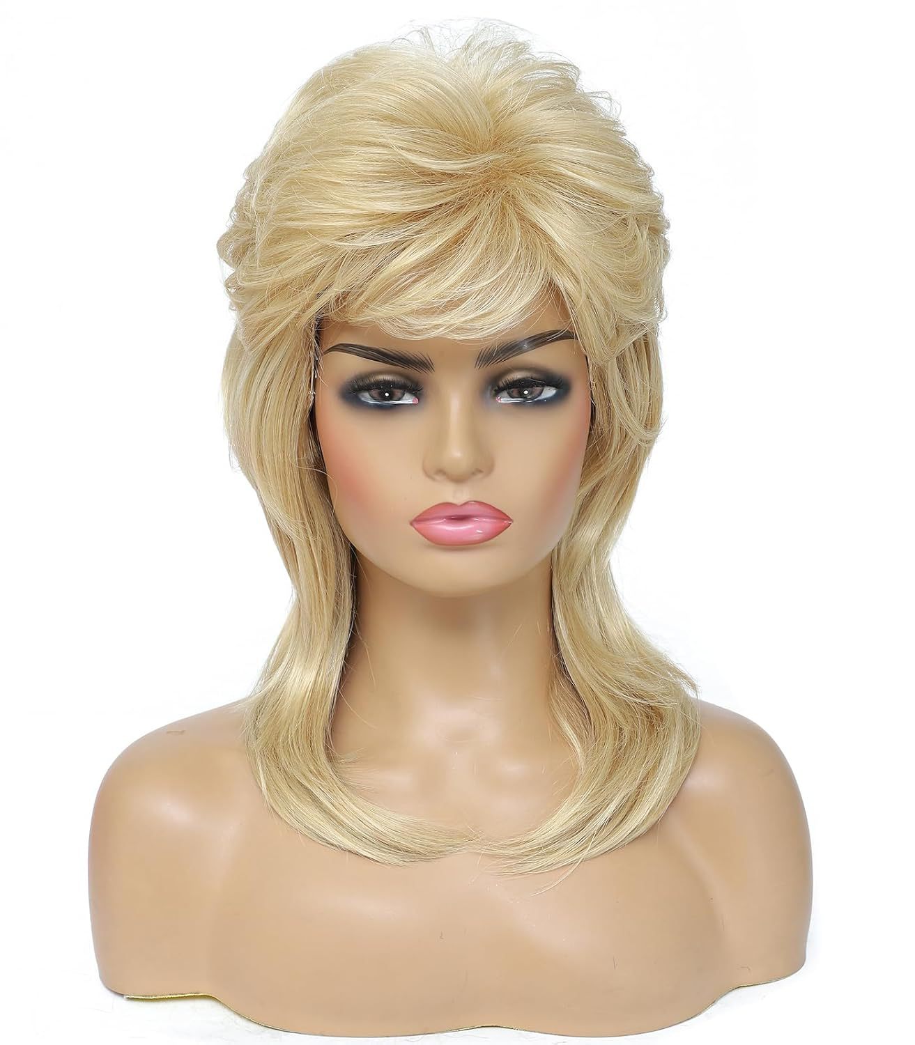 Rock Heavy Metal Shawl Curly Hair Wig Long Curls
