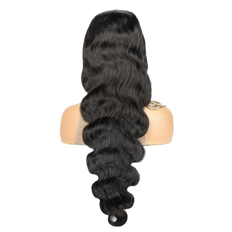 Front Lace Female Hair Medium Big Wave Curly Fluffy Natural Wig Long Curls