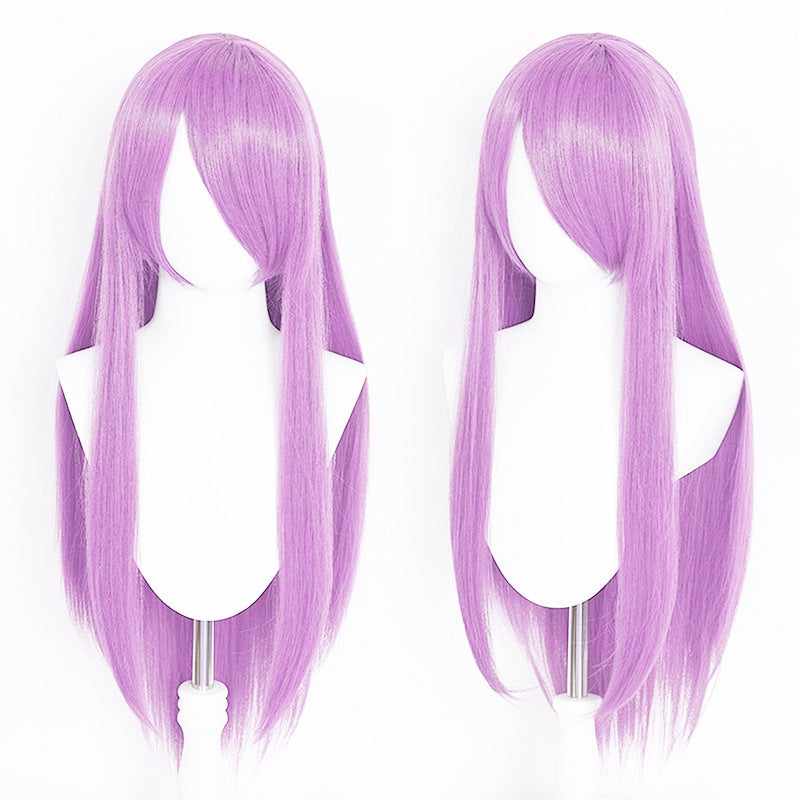 Universal Straight Hair Long Bangs Colorful Cos Wig