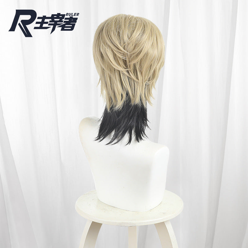 Of Waste Linen Color Wool Wolf Tail Cos Wig