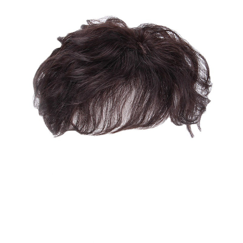 Mom Sheath Large Volume Texture Hot Wig Short Curly Hair