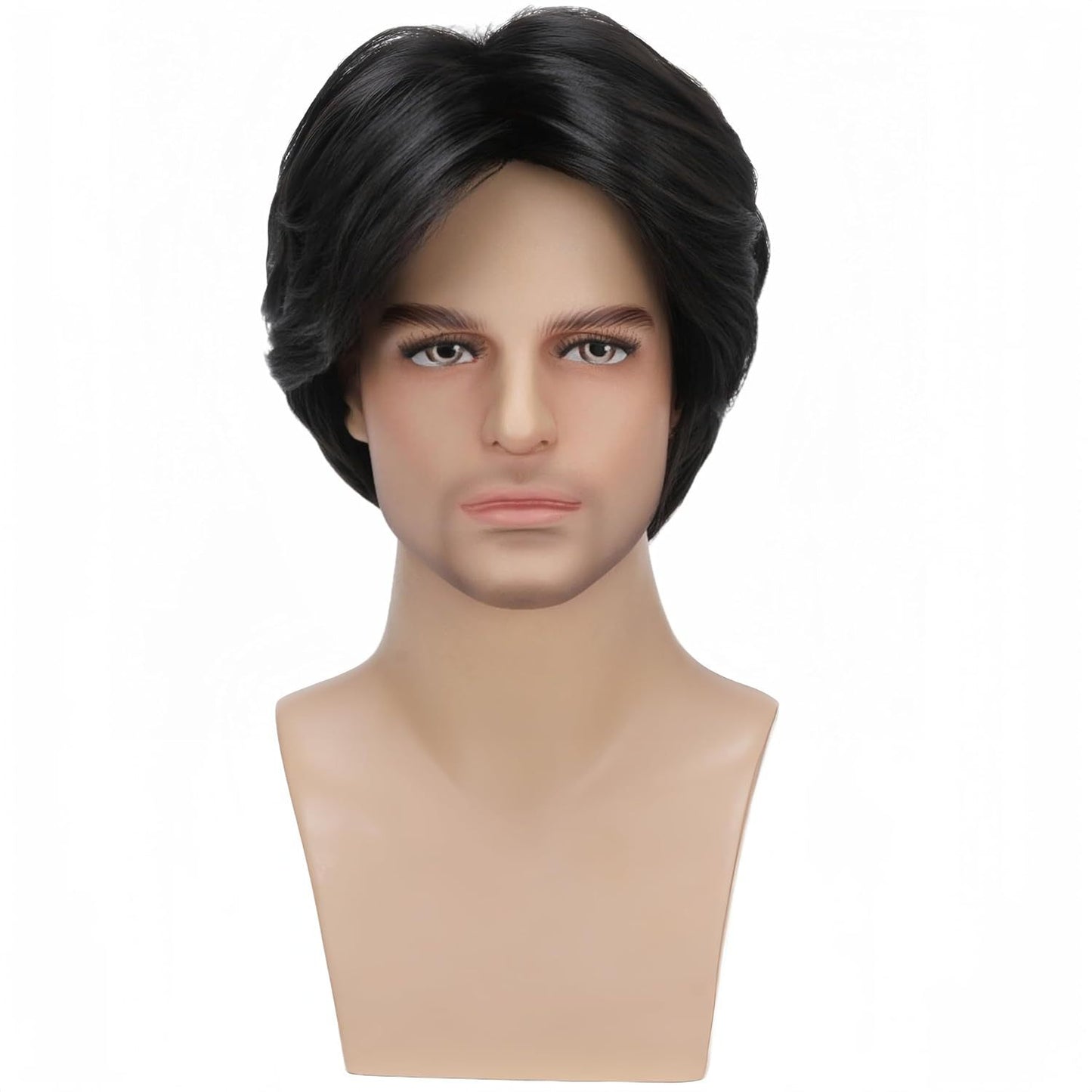 Unique Men's Fashion Mid-length Handsome Short Men's Wig