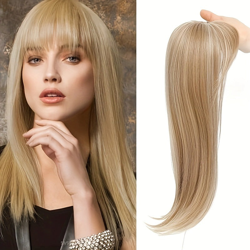 Hairpiece Appearance Natural Fluffy Barrettes Hair Extension Lady With Wig