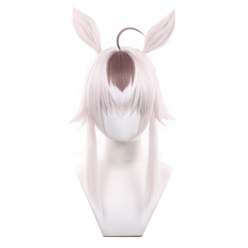 Lu Mao Cinderella Little Chestnut Hat One-piece Hair Tie With Cos Wig