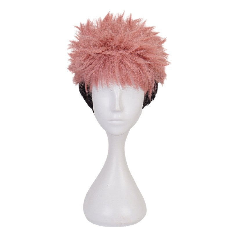 Back To Battle Tiger Stick Coral Cos Wig