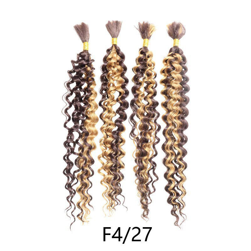 Large Volume African Chemical Fiber Crochet Wig Long Curls