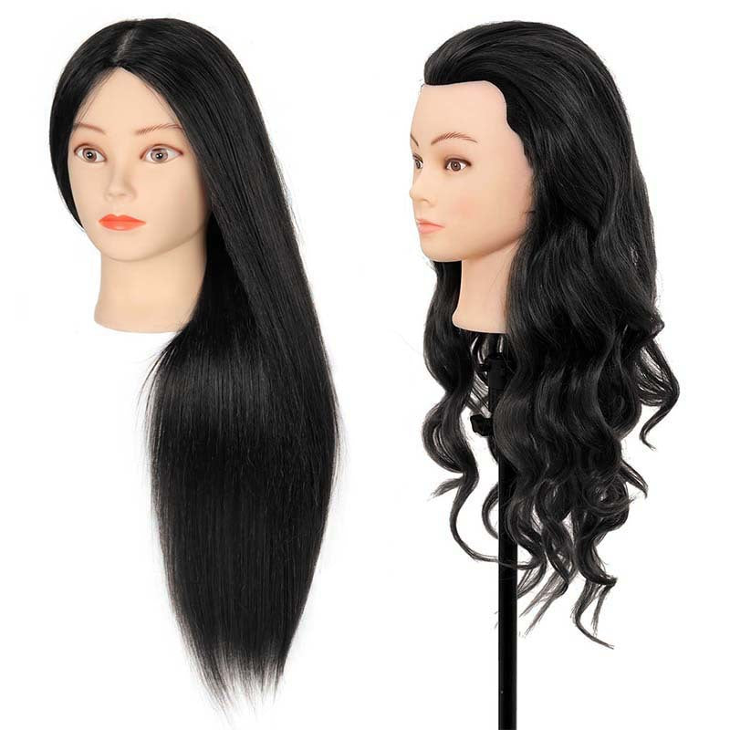 Human Hair Mannequin Head Practice Editing Other Wig