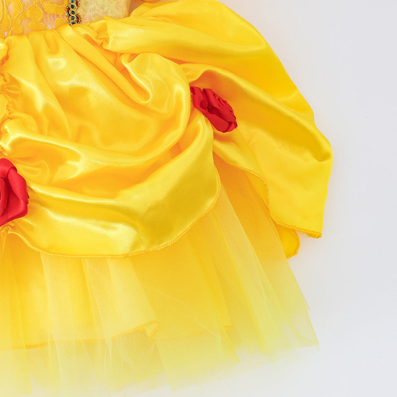 Children's Halloween Costume Super Mary Princess Performance Children's Dress