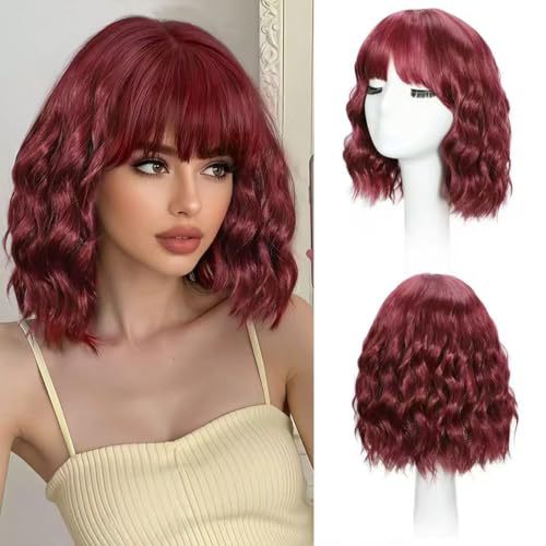 Synthetic Curly Hair Natural Shoulder Long Wig Bangs