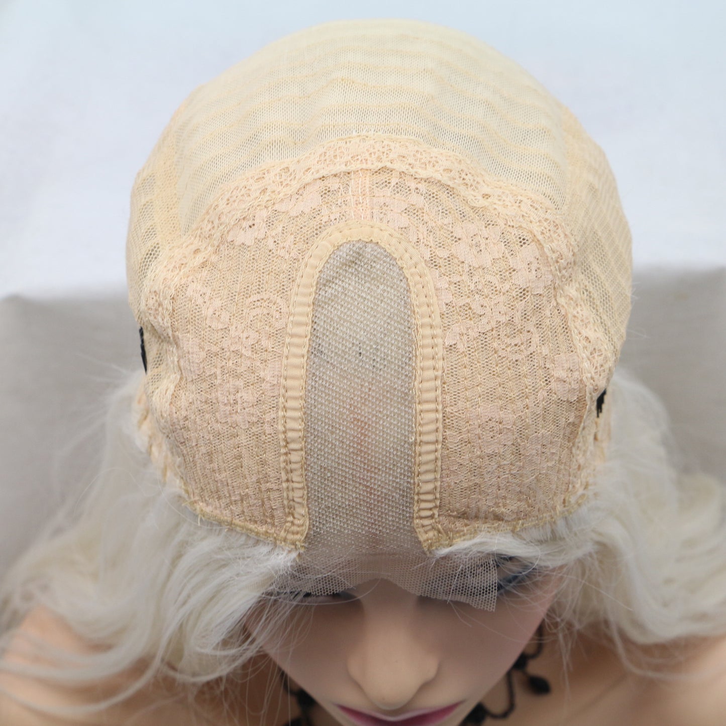 Fiber Black Brown Curly Comfortable Rose Wig Long Curls