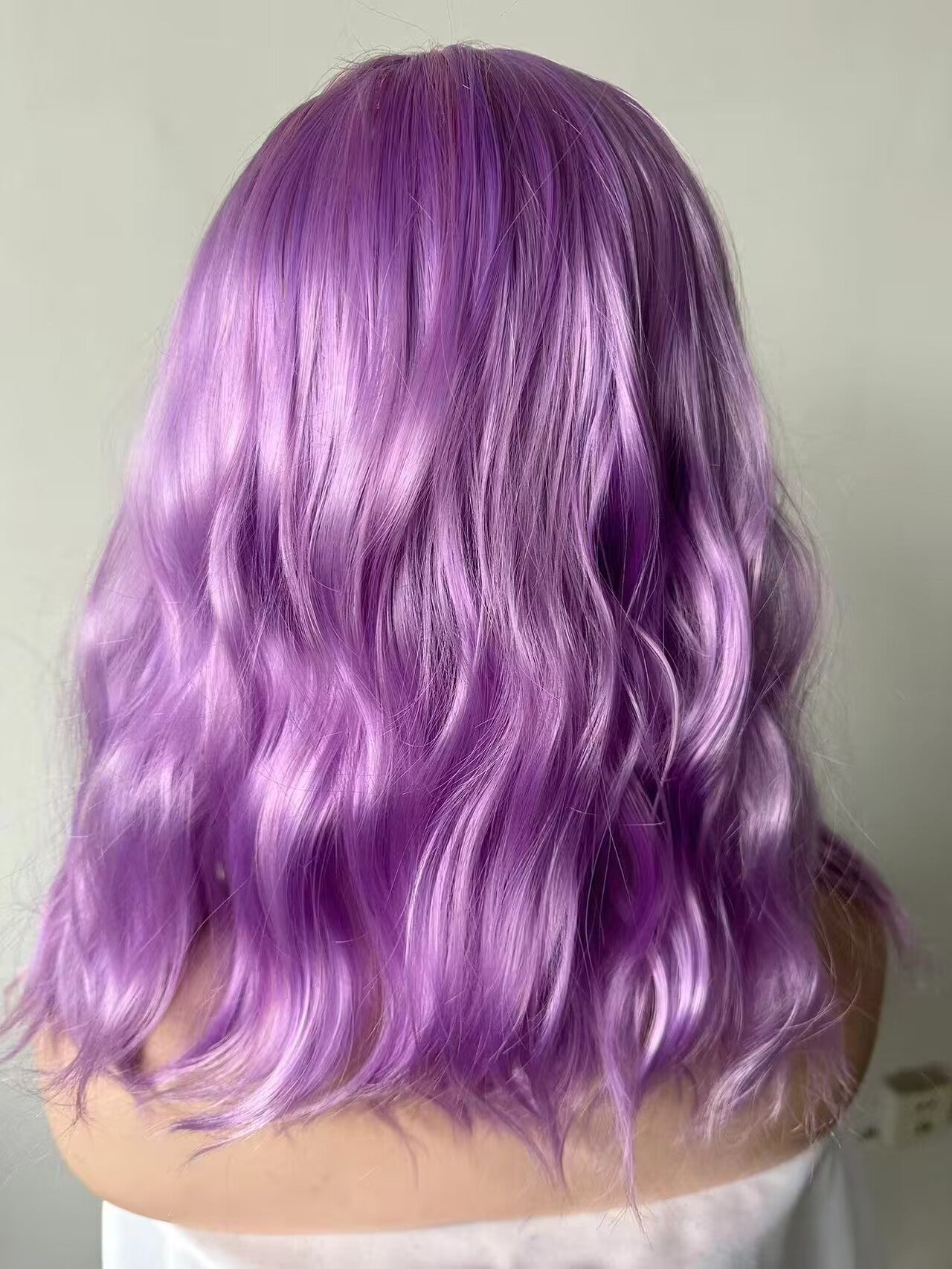 Versatile Pretty Creative Festival Water Ripple Wig Short Curly Hair