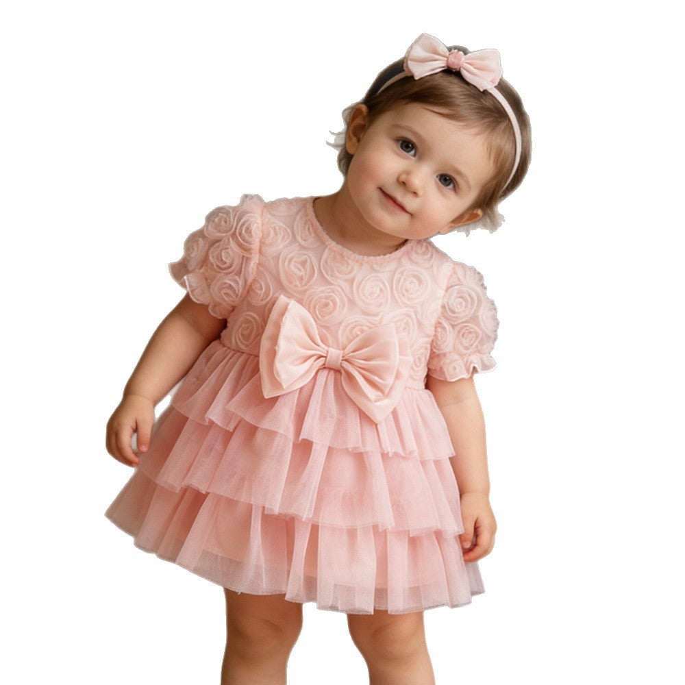 Children's Pettiskirt Cake Princess Style Trendy Gauze Children's Dress