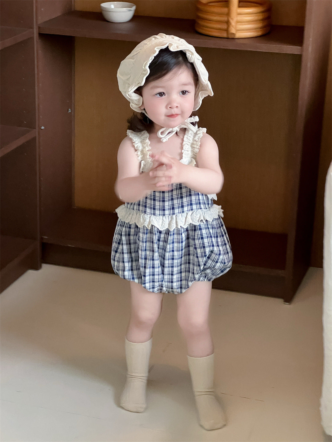 Children's Summer Thin Romper Korean Style Clothing Suspender Jumpsuit Jumpsuit, Climbing Suit