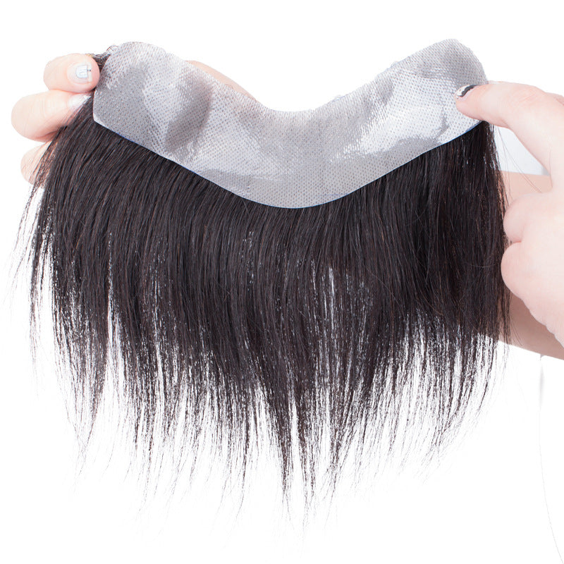 Men's Hairline Hair Replacement Hand-woven Supplementing Piece Men's Wig