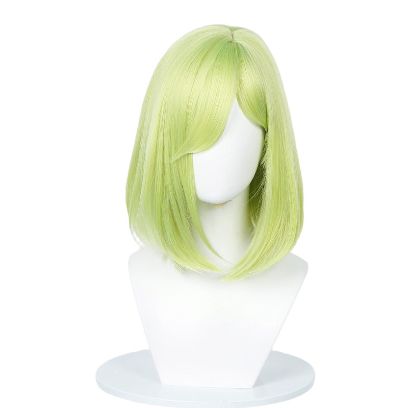 Magic Workshop Cocoa With Pointed Hat Simulation Scalp Top Mid-length Cos Wig