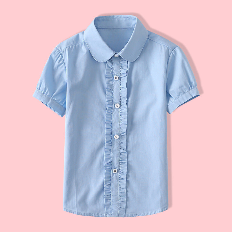 Sleeve Summer Middle School The Big Blue Primary Graduation Performance Children's Shirt