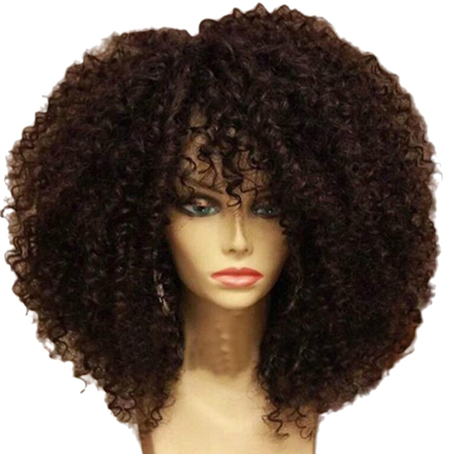Fashion Small Fluffy Afro Synthetic Wigs Wig Short Curly Hair