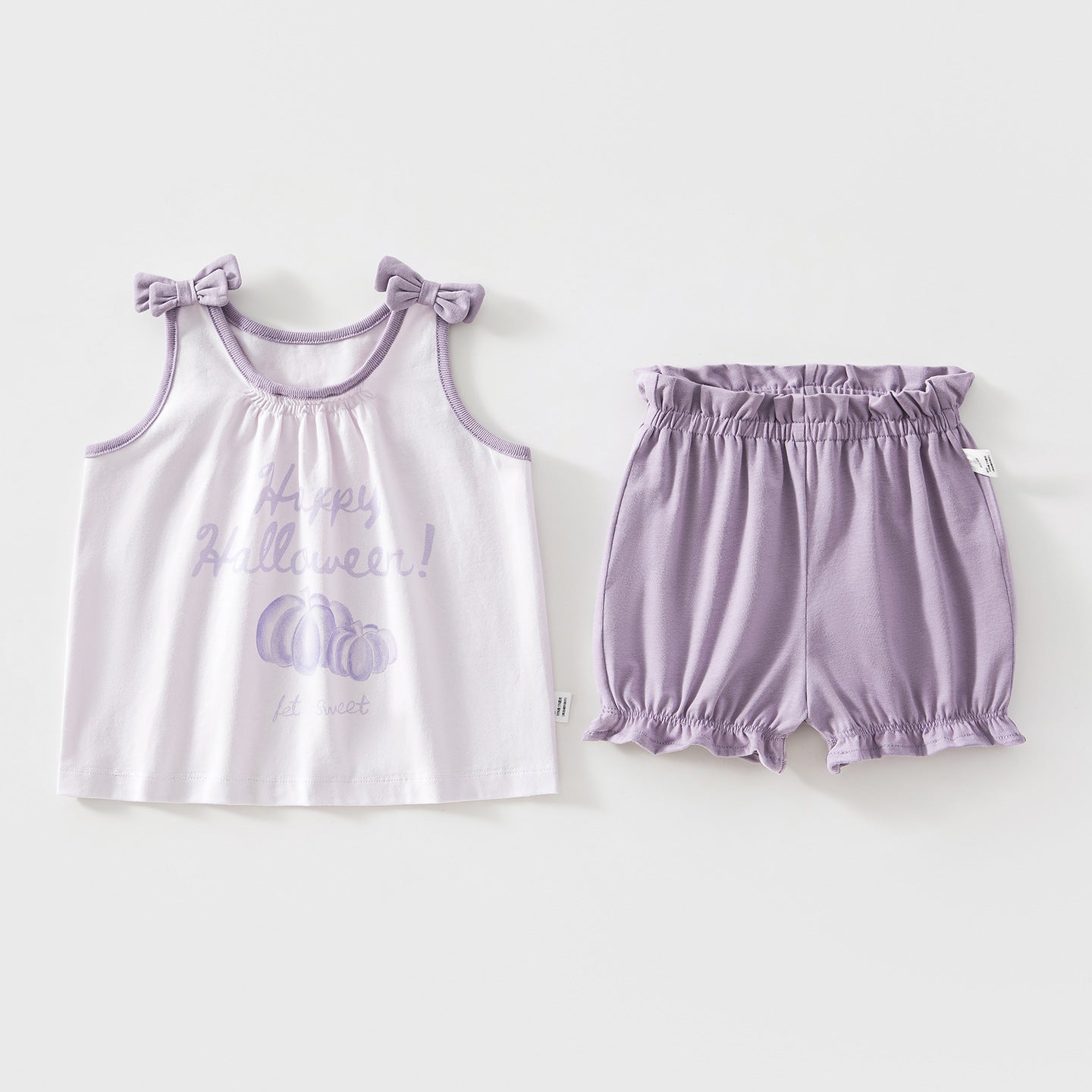 Sleeveless Vest Pants Two-piece Set Fashionable Sweet Summer Children's Suit