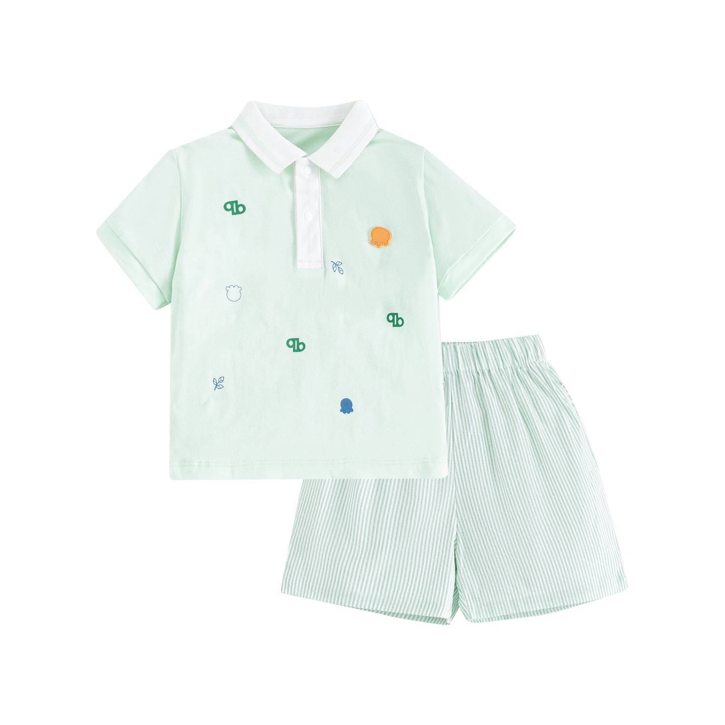 Children's Summer Short Sleeve Trendy Clothes Clothing Gentleman One Year Children's Suit