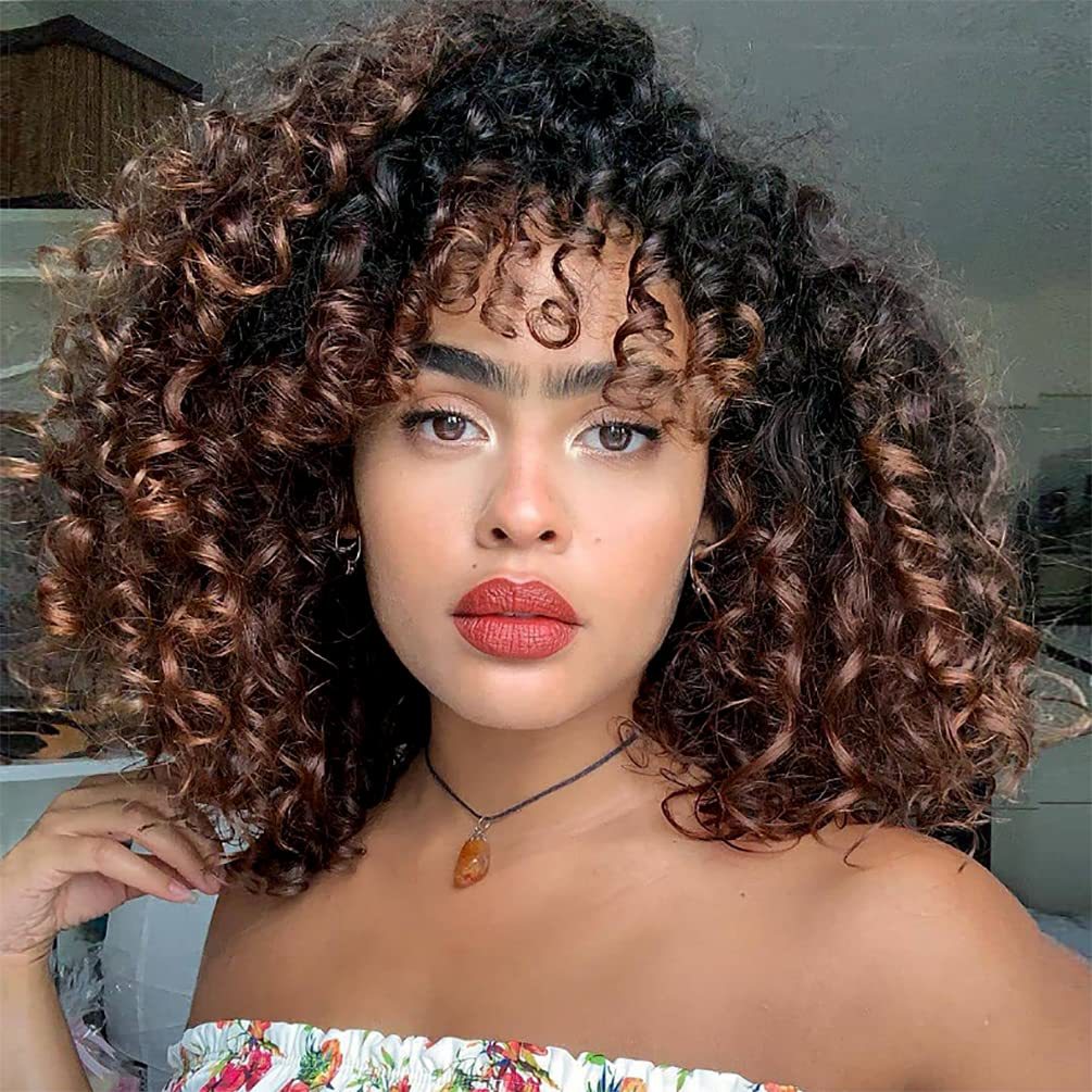 African Afro Fluffy Fashion Curly European Wig Long Curls
