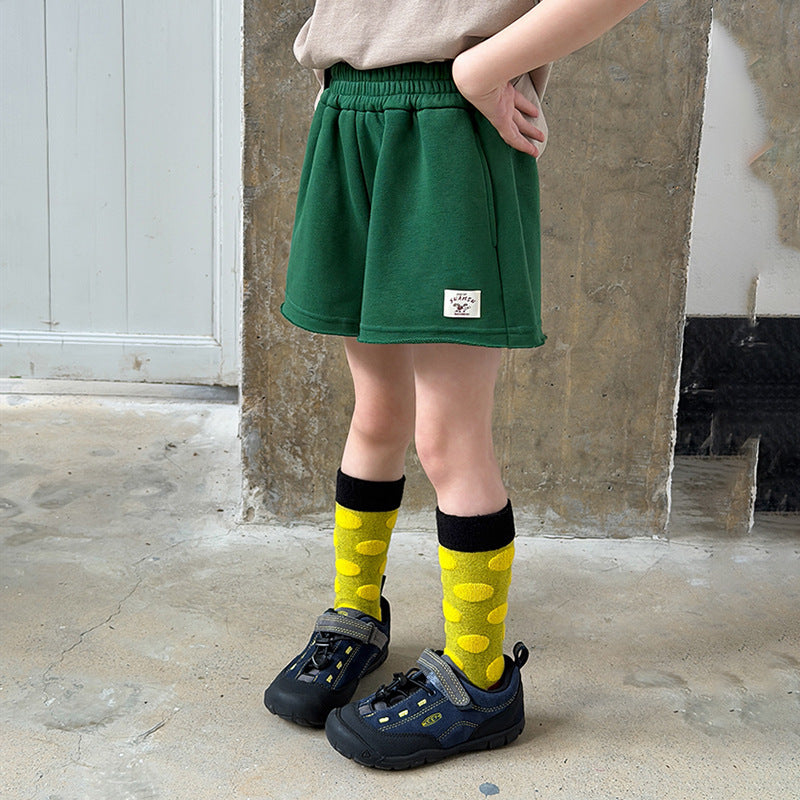 Children's Refreshing Korean Shorts Loose Casual Sports Children's Pants