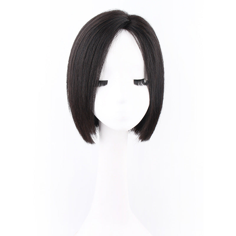 Human Front Top Delivery Needle Edge Real Hair Wig