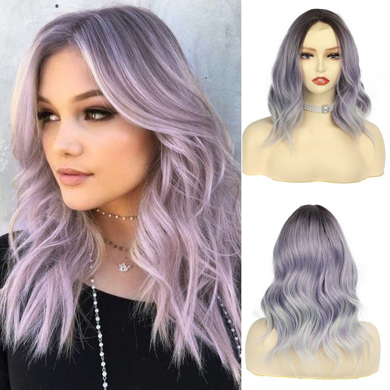 Graceful Women's Front Lace Synthetic Wigs Wig Short Curly Hair