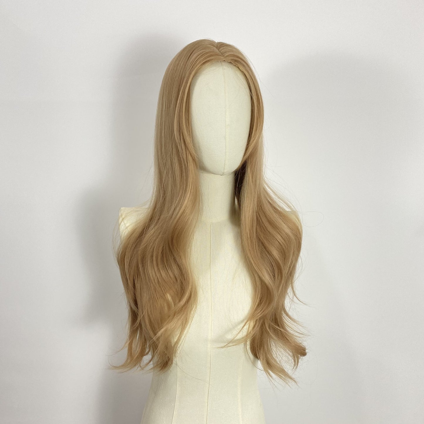 Front Lace Full Hair Type Gradient Black Head Long Straight Wig