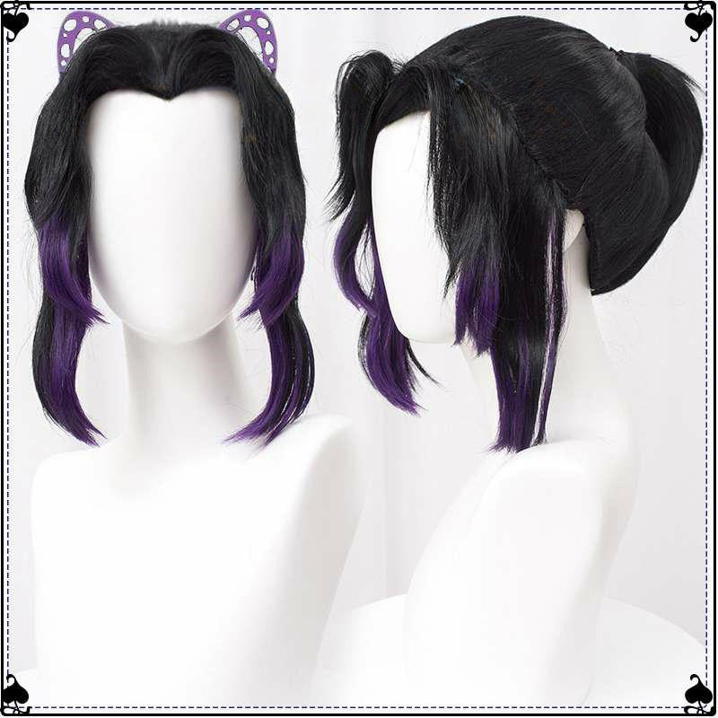 No Insect Column Butterfly Forbearing Beauty Tip Black Cos Wig
