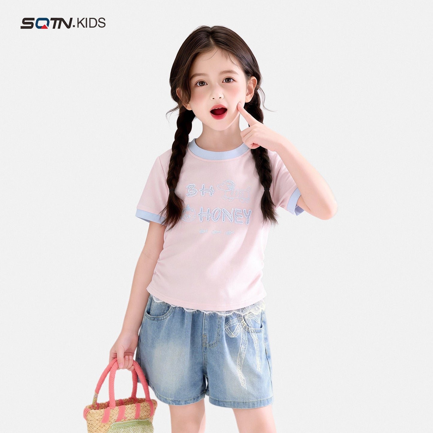 Children's Clothing Short-sleeved Summer Trendy Half Sleeve Clothes Big Children's T-shirt