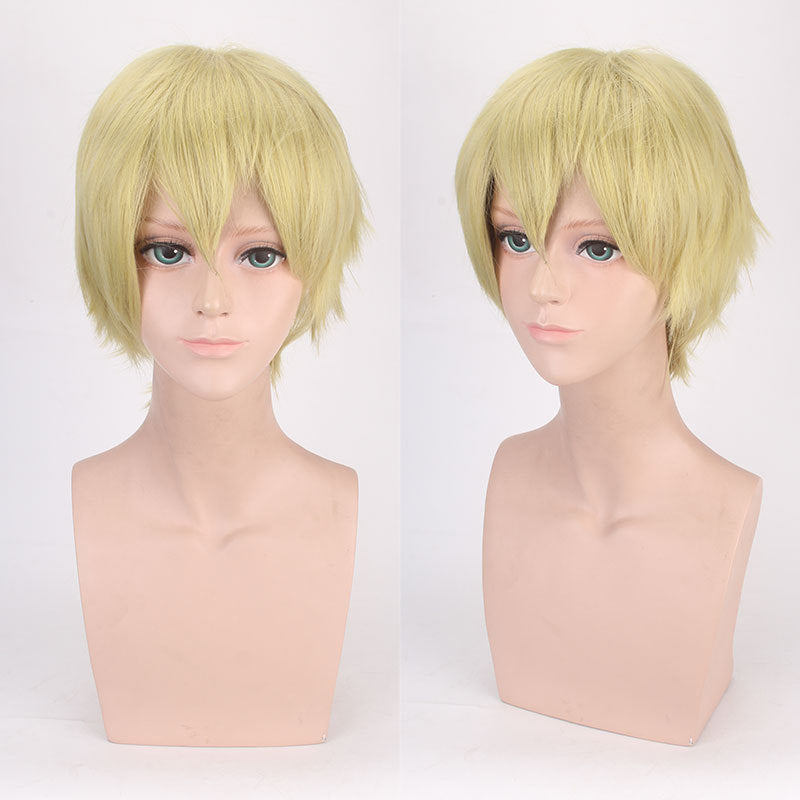 Men's Hair Color Universal Anime Style Short Cos Wig