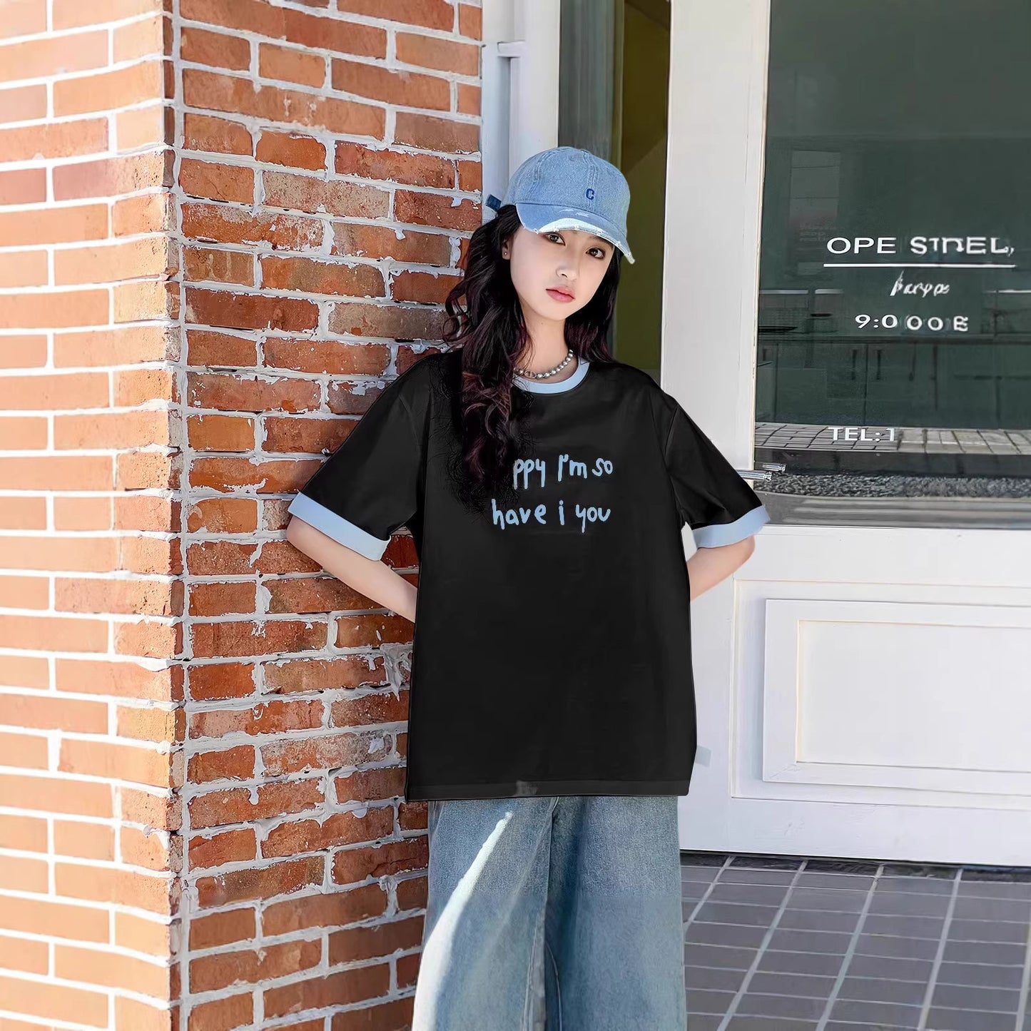 Children's Short-sleeved Middle Big Summer Loose Versatile Children's T-shirt