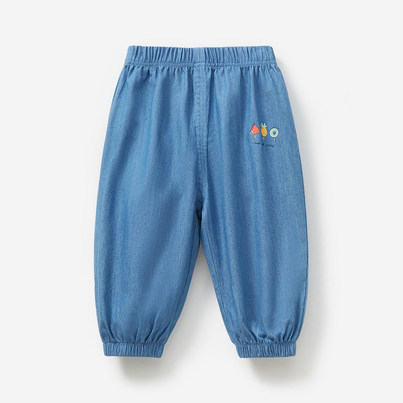 Children's Summer Thin Jeans Toddler Clothing Trousers Children's Pants