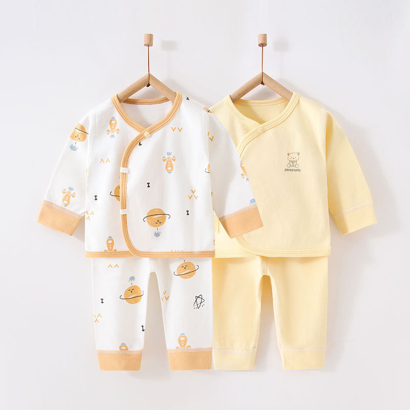 2 Sets Clothes For Babies Four Pure Cotton Class Children's Suit