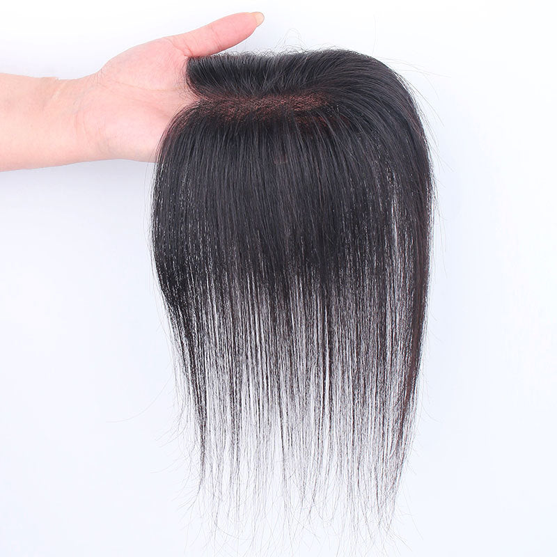 Light Yarn Female Head Real Hair Fluffy High Skull Top Wig