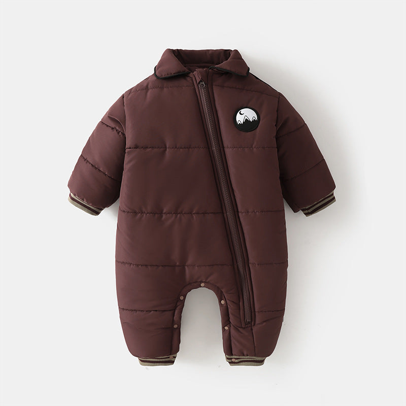 Women's & Men's Winter Fleece-lined Jumpsuits Outing Thickened Rompers Outwear Keep Warm Jumpsuit, Climbing Suit