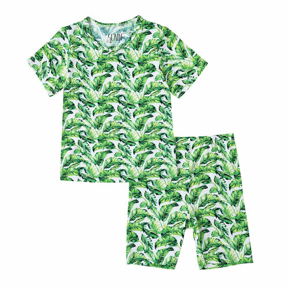 Children's Boys Air Conditioning Clothes Home Wear Thin Children's Suit