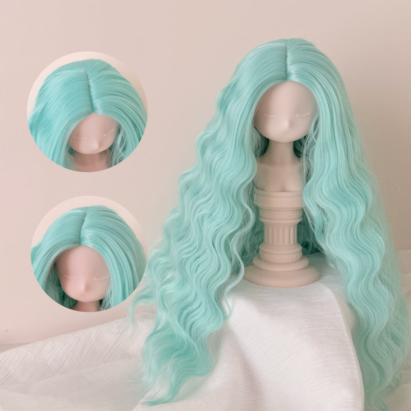 Small Curls Handmade Dress Up Blank Hair Head Cos Wig